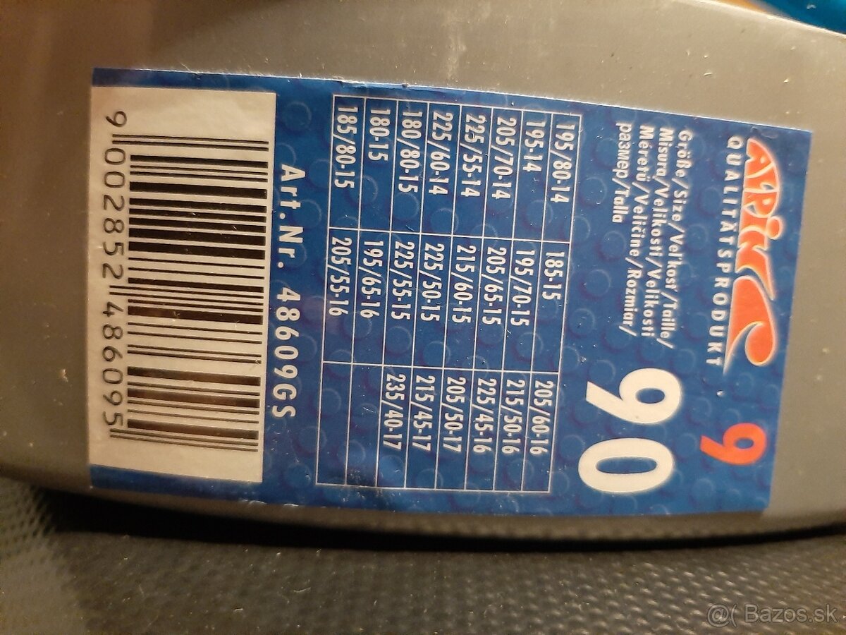 PREDÁM SNEHOVÉ REŤAZE APRO - VEĽKOSŤ 90 (9mm) - 3