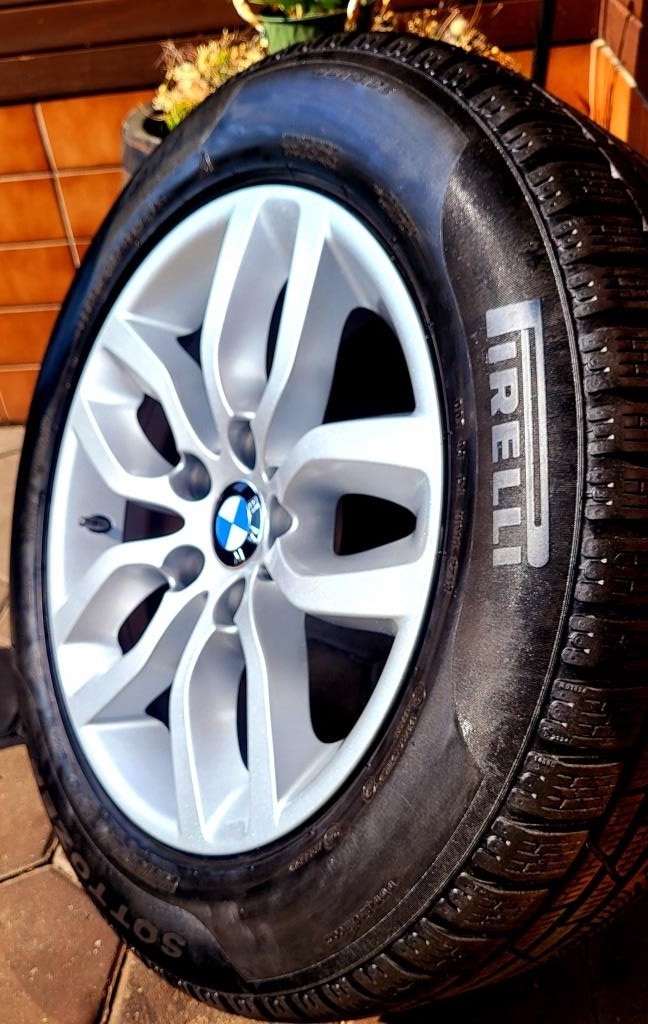 Alu R17 5x120 orig. BMW X3+X4 + zimné 225/60R17 - 3