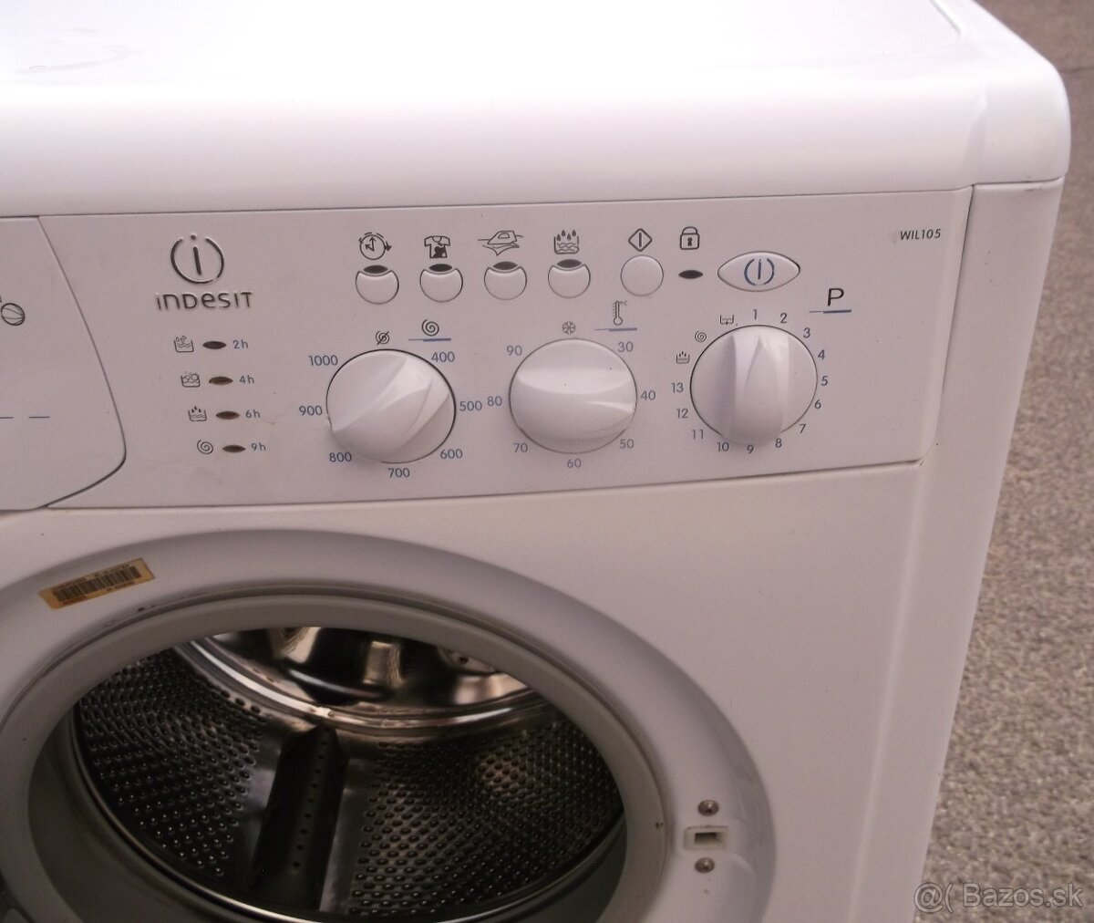 Predám plnefunkčná automatická práčka INDESIT,1000 ot./min. - 3
