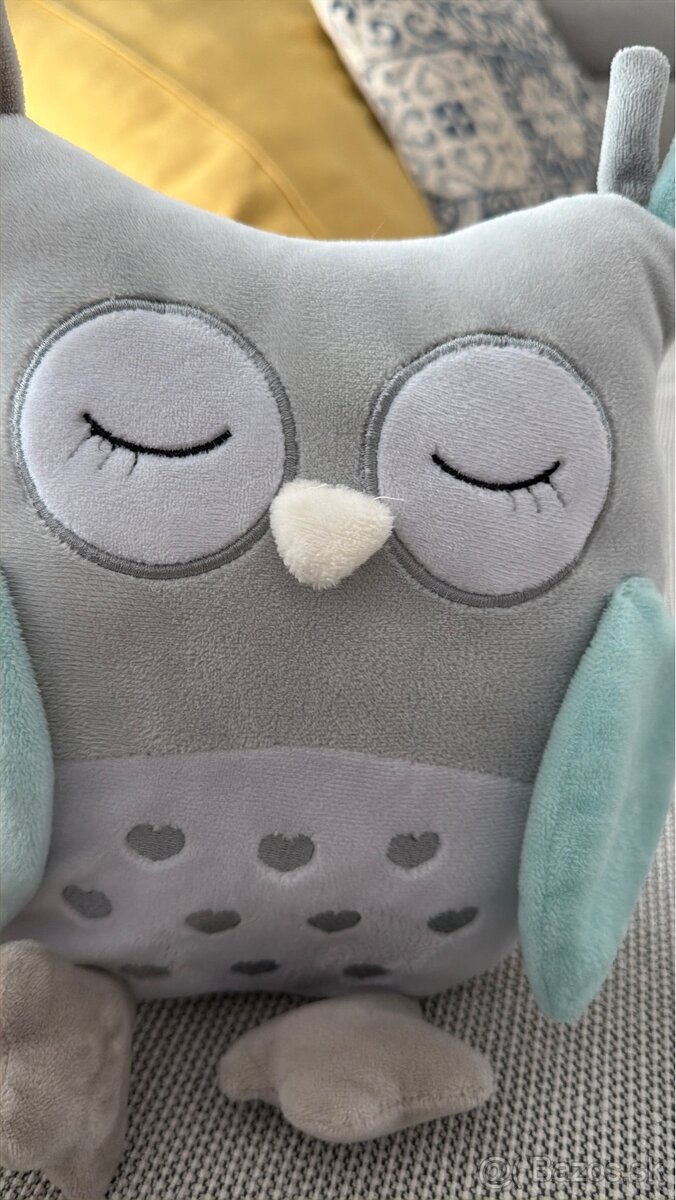 Detské plyšové sovičky - hrkálky - 3