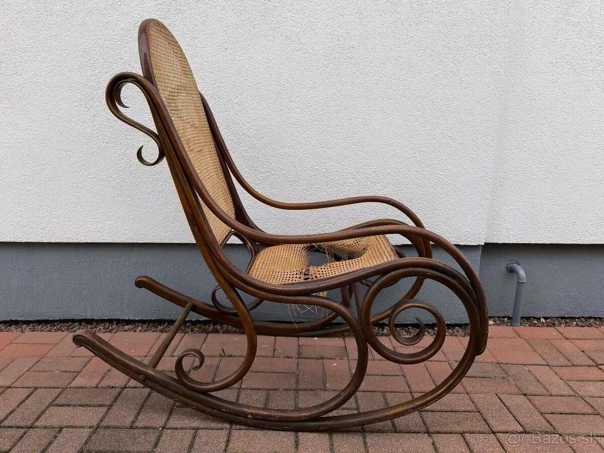 Starozitne hojdacie kreslo. - 3