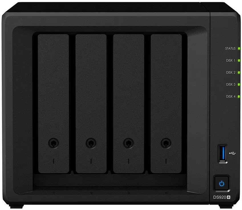 Synology DS920+ (bez HDD) - 2x NVMe cache, 20 GB RAM - 3