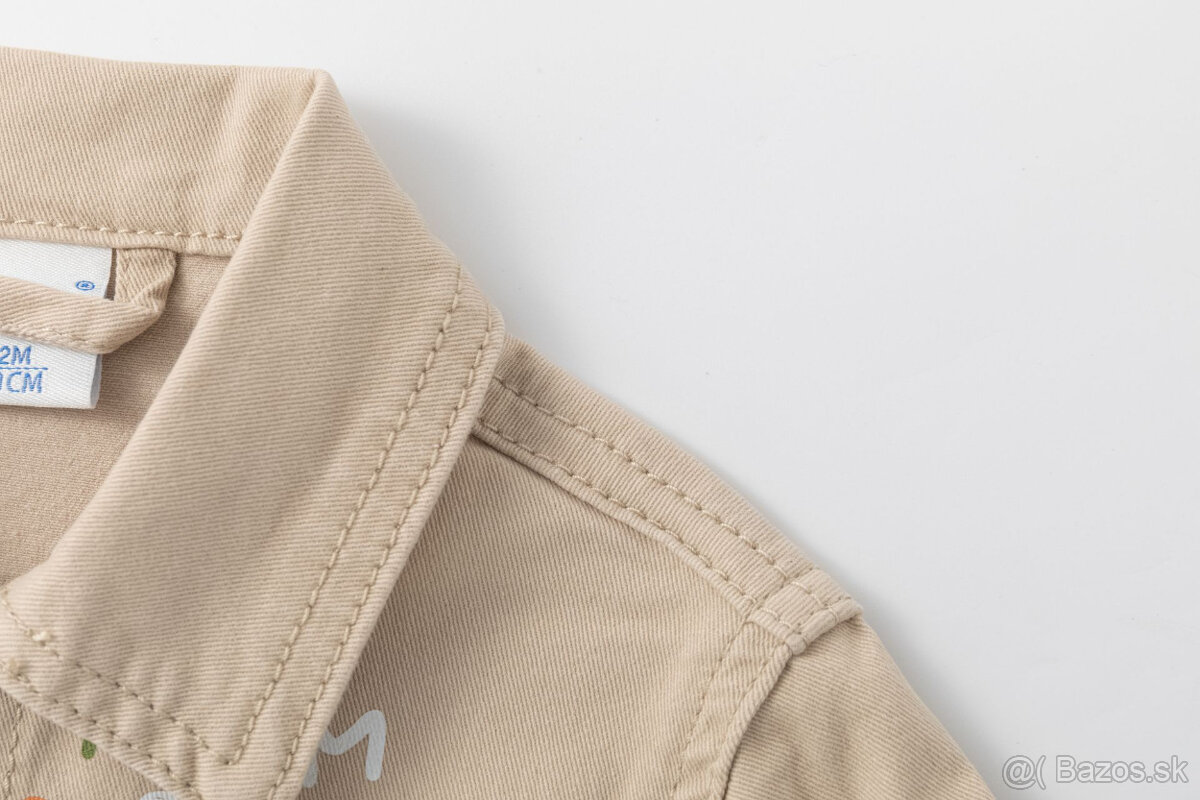 Chlapčenská džínsová bunda – béžová – nová - 3