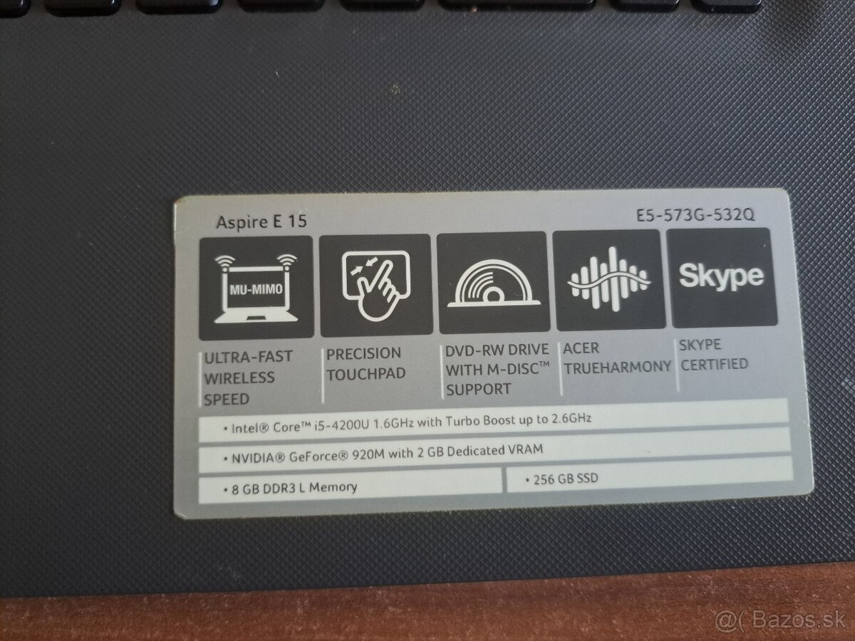 Acer Aspire E 15 - 3