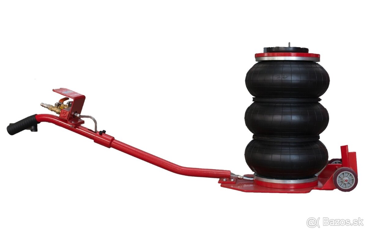 Pneumatický mechový zdvihák 3,5T, zdvih 15-42cm Vankúš - 3