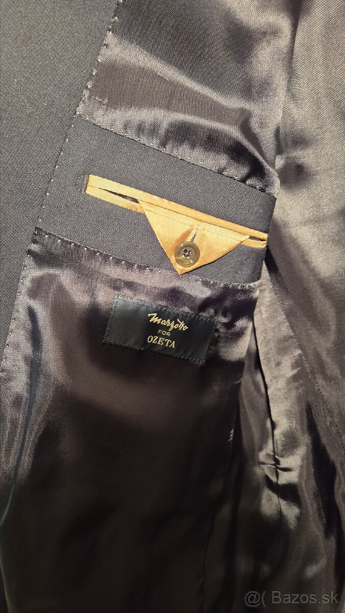 Pánsky oblek OZETA tmavomodrý. veľkosť 56 - NOVÝ, NEPOUŽITÝ - 3