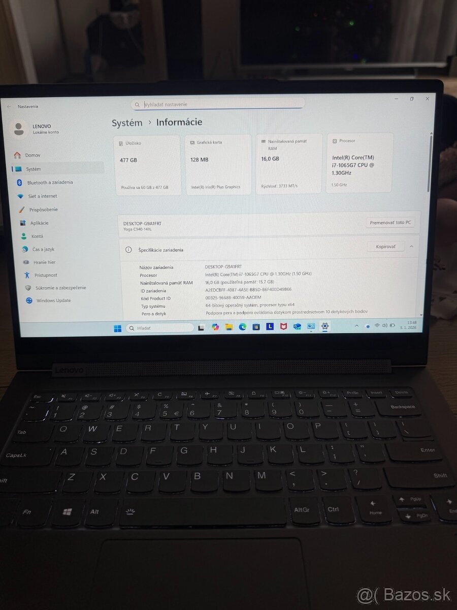 LENOVO YOGA C940-14IIL 81Q9 - 3