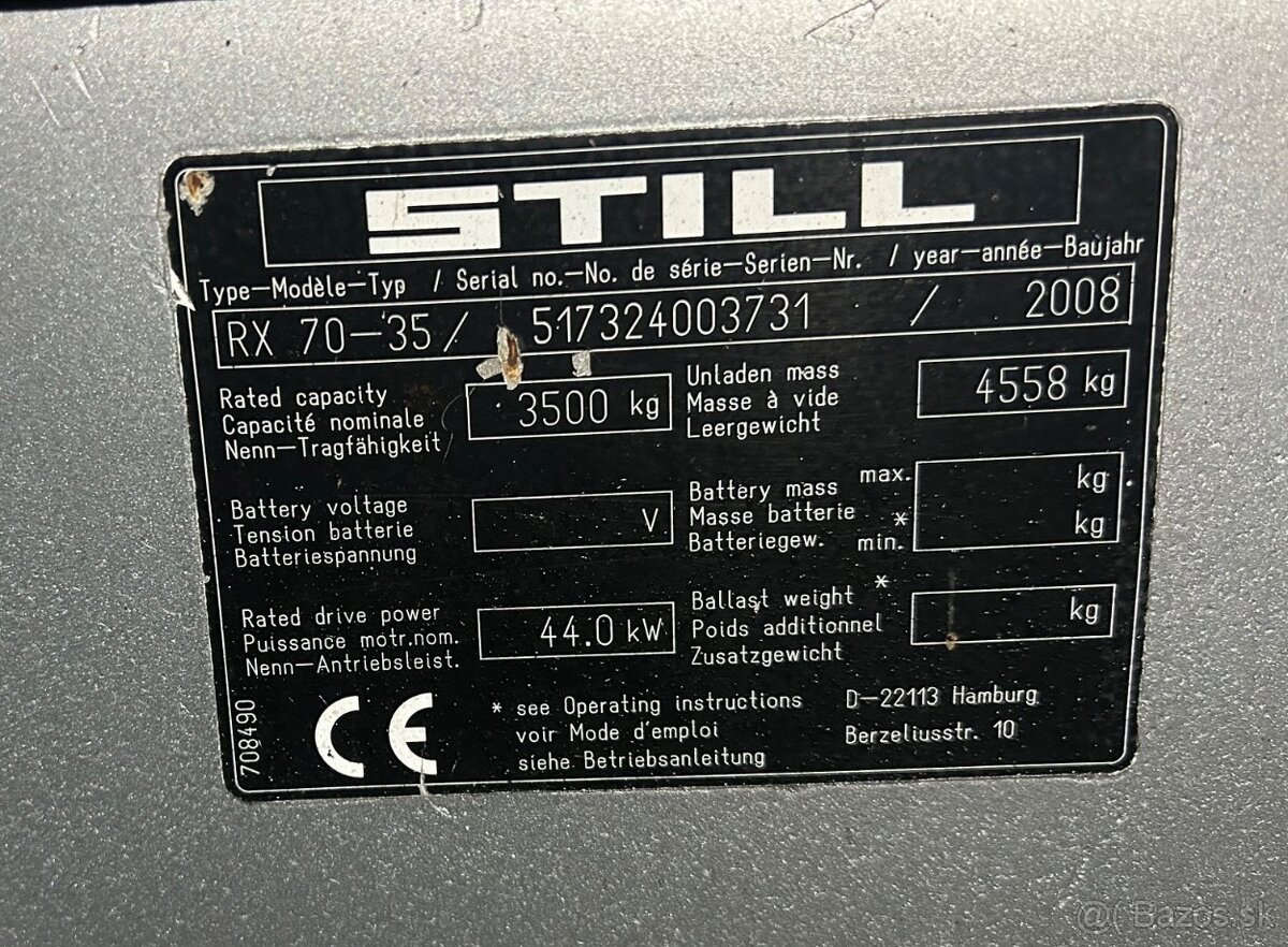 VZV STILL RX70-35 - 3