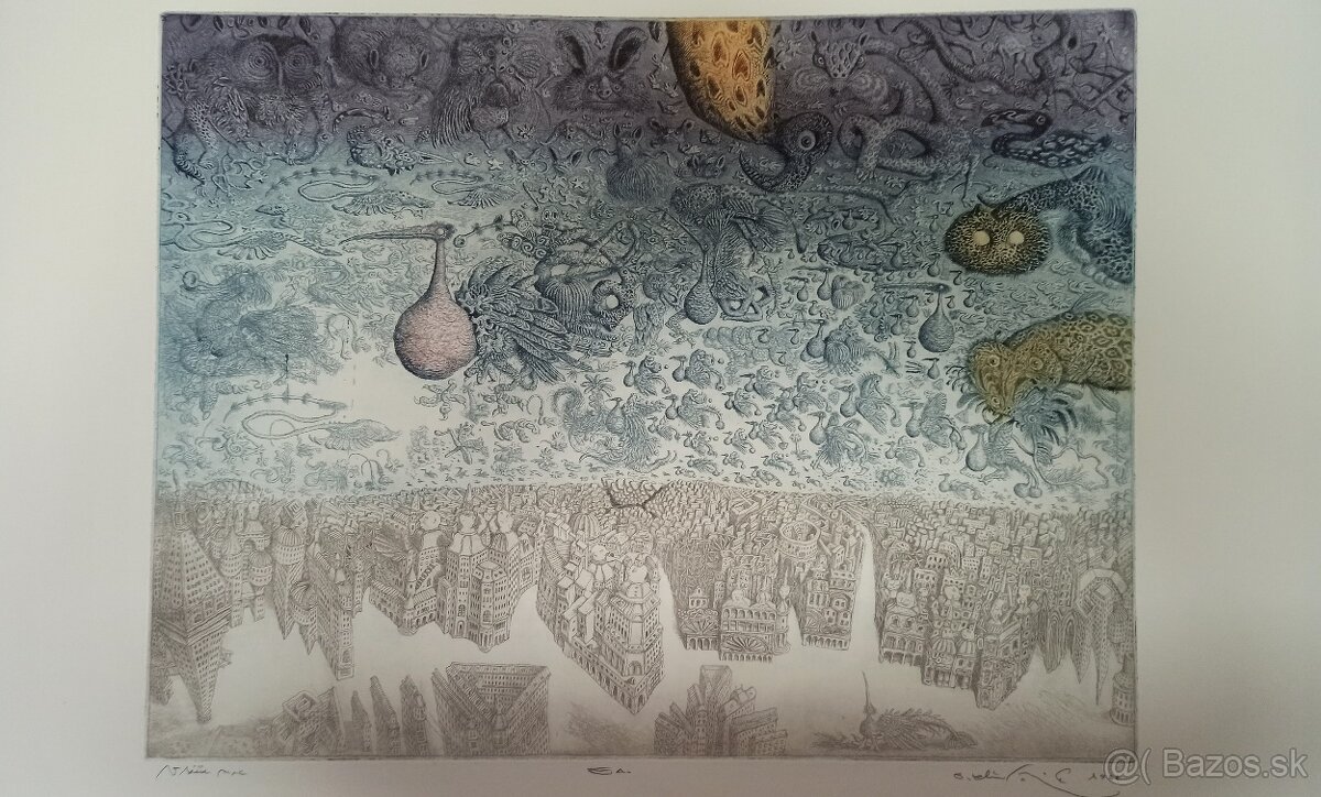 Predám zbierku grafík - Peter Kľúčik - 3