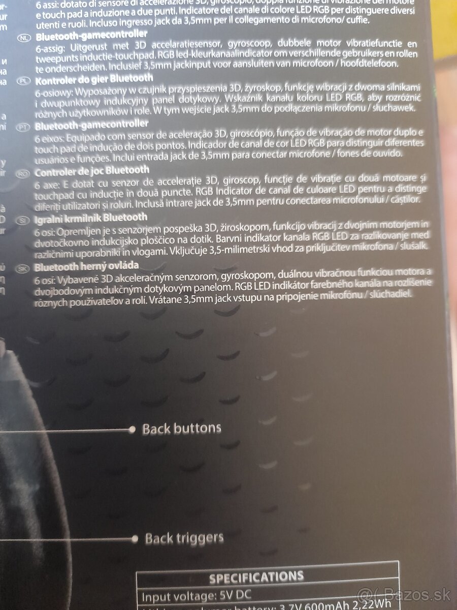 Predám herný ovladač na PC a PS4 - 3