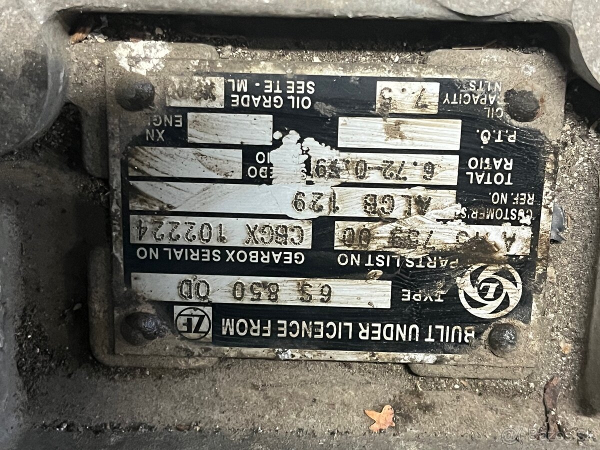 Prevodovka avia zf - 3