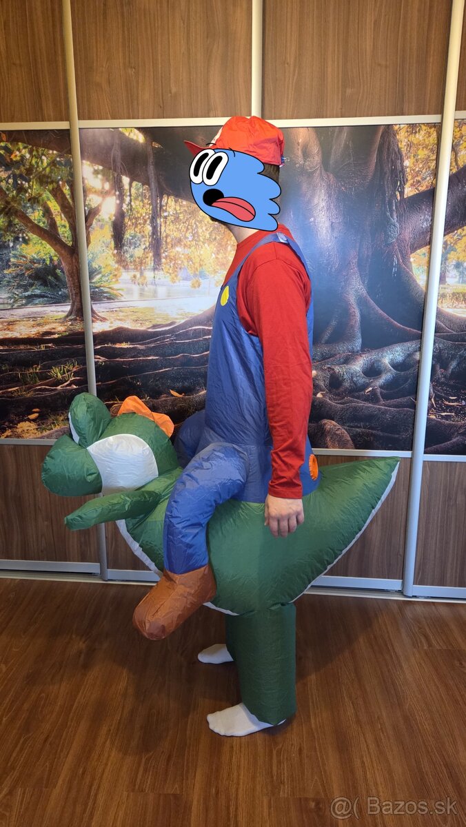 Karnevalový kostým Super Mario a Yoshi - 3