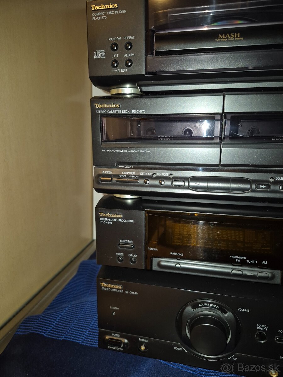 Kvalitný Technics mini systém CH540 z DO a repro. - 3