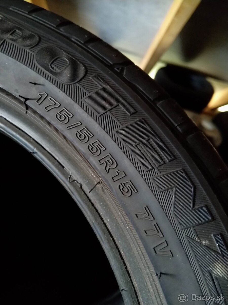 175/55 R 15 letné BRIDGESTONE. - 3