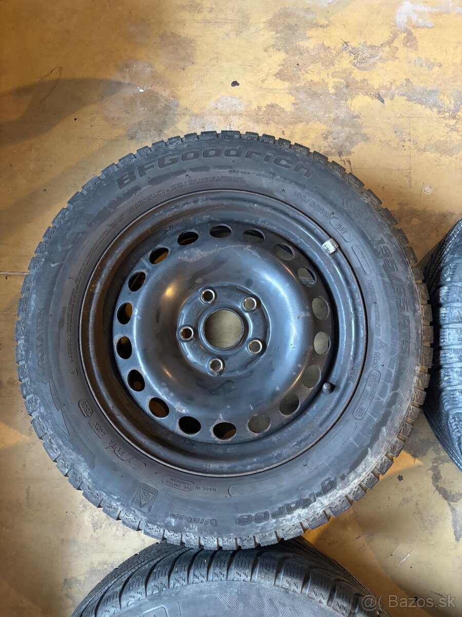 Plechove disky VW 5x112, R15 - 3
