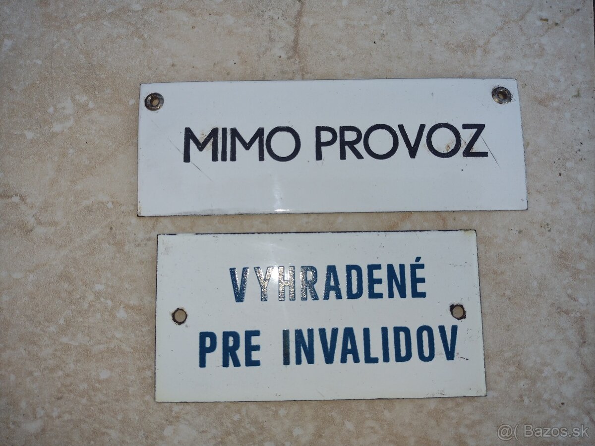 Predám retro oznamovacie tabuľky - 3