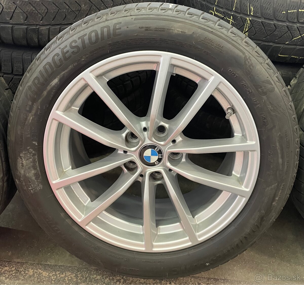 5x112 R17 7,5J ET30 + 225/50 R17 Bridgestone letné - 3