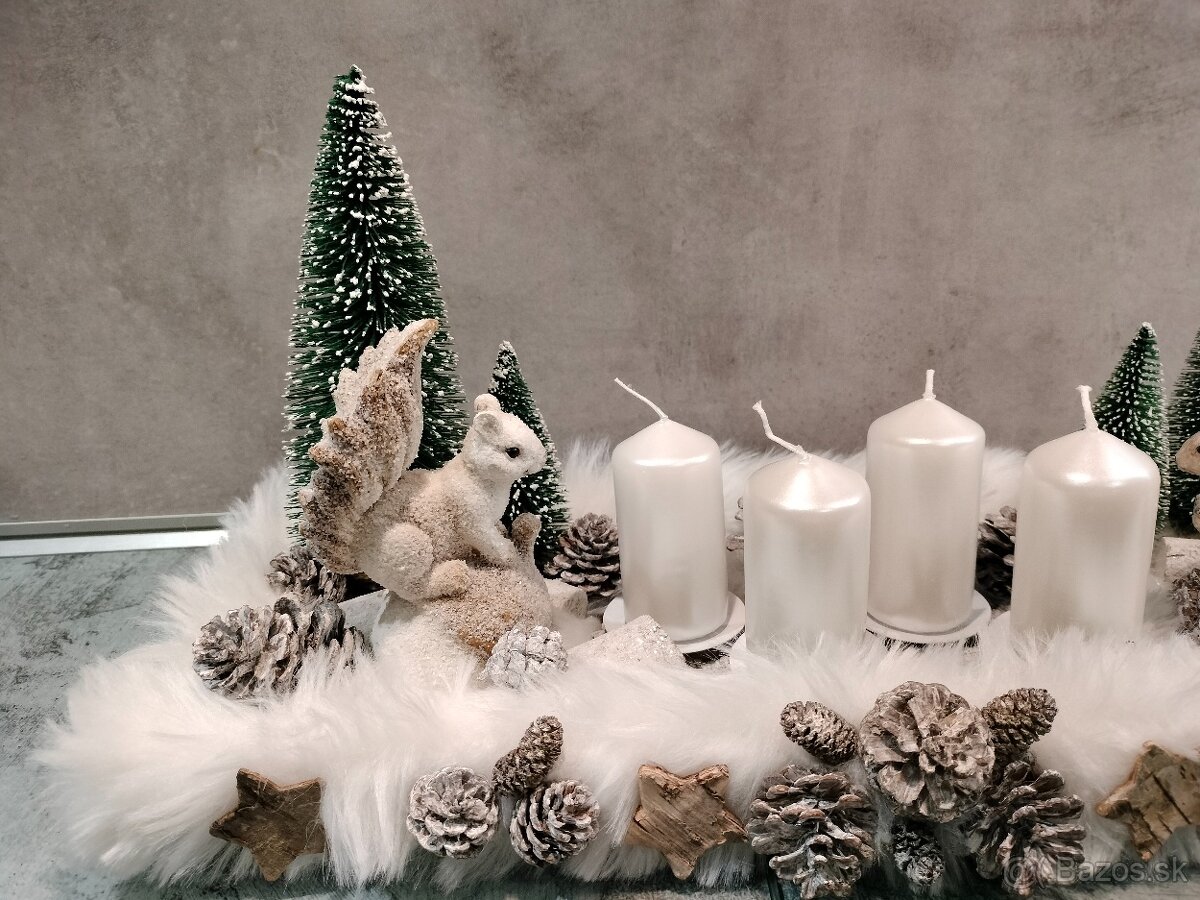 Adventný svietnik veveričky - 3