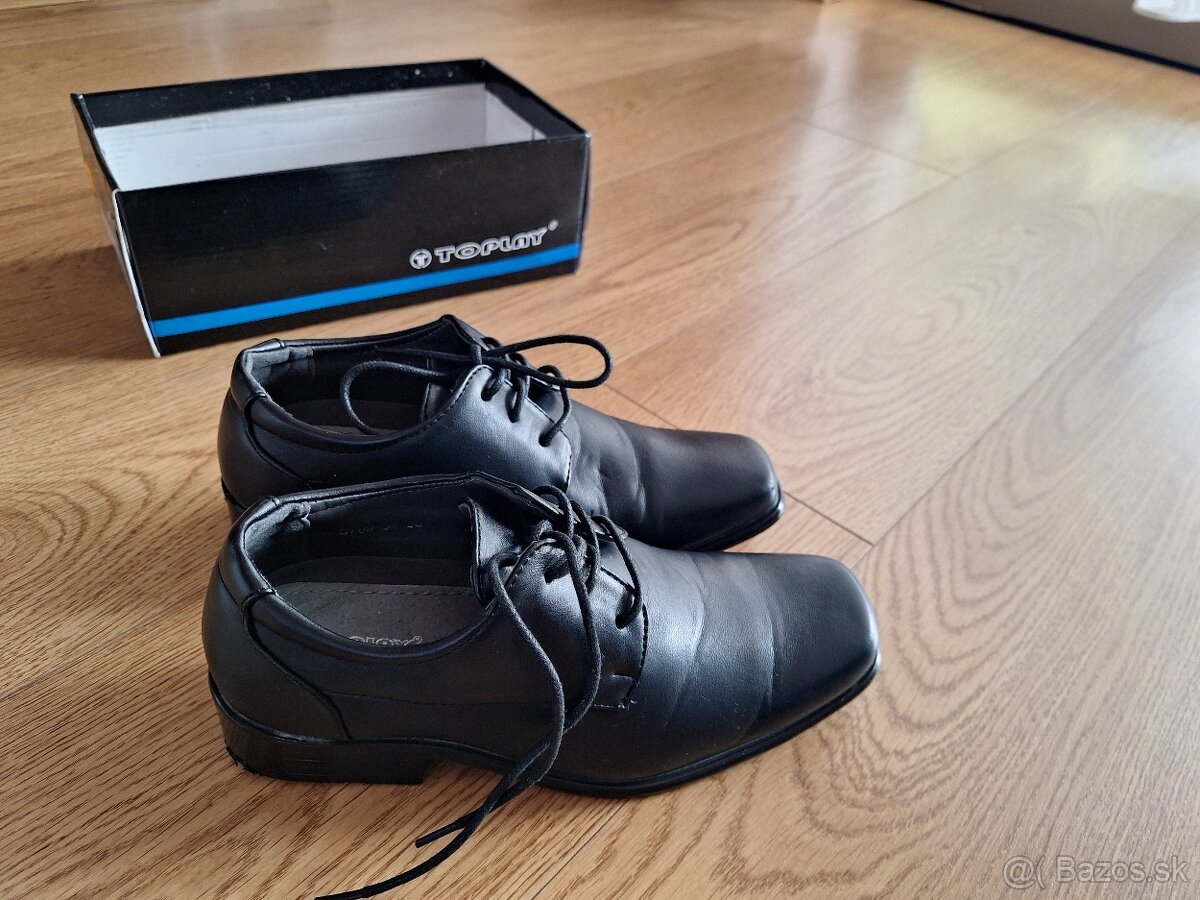 chlapčenské spoločenské topánky č 36 - 3
