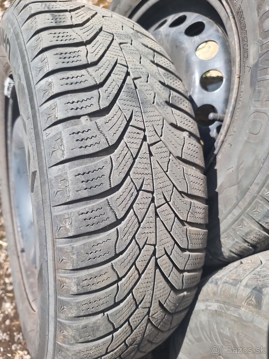 15 " plechové disky Škoda, VW na zimných - 3