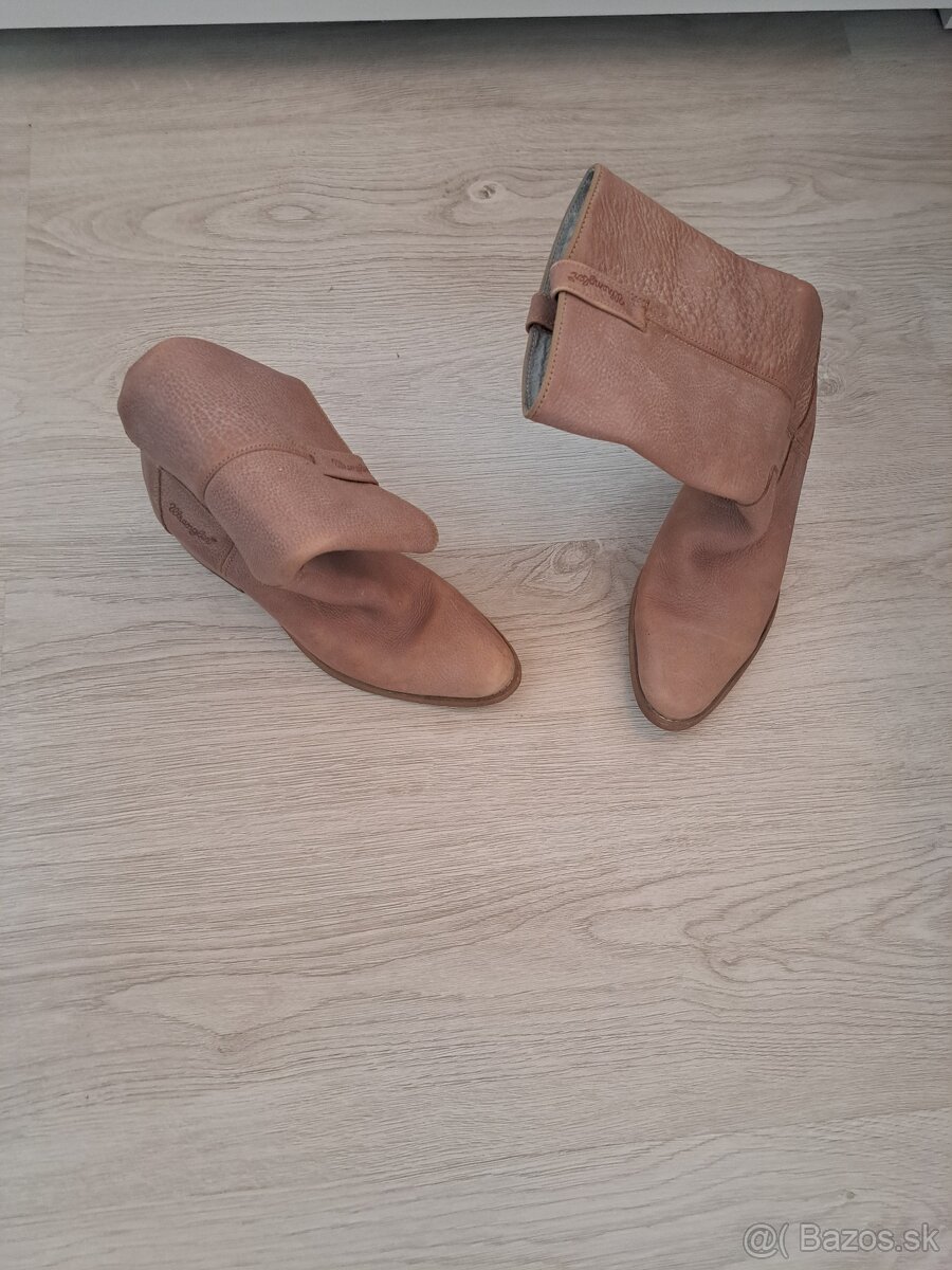 Celokožené značkové čižmičky Wrangler - 3