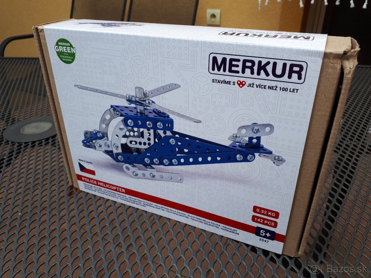 Stara hracka - Merkur - Policajny vrtulnik - 3