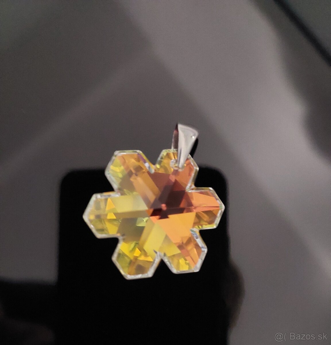 Swarovski kryštal privesok snehová vločka - 3