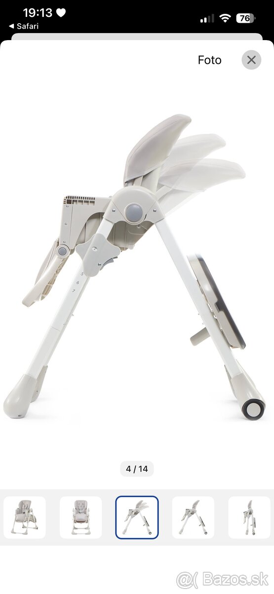 Detská jedálenská stolička Kindercraft Yummy - 3