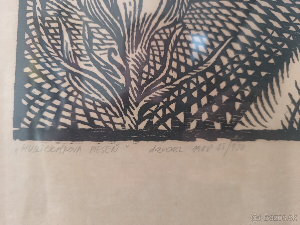 obraz Milan Stano: Husličkárova pieseň 1988 - 3