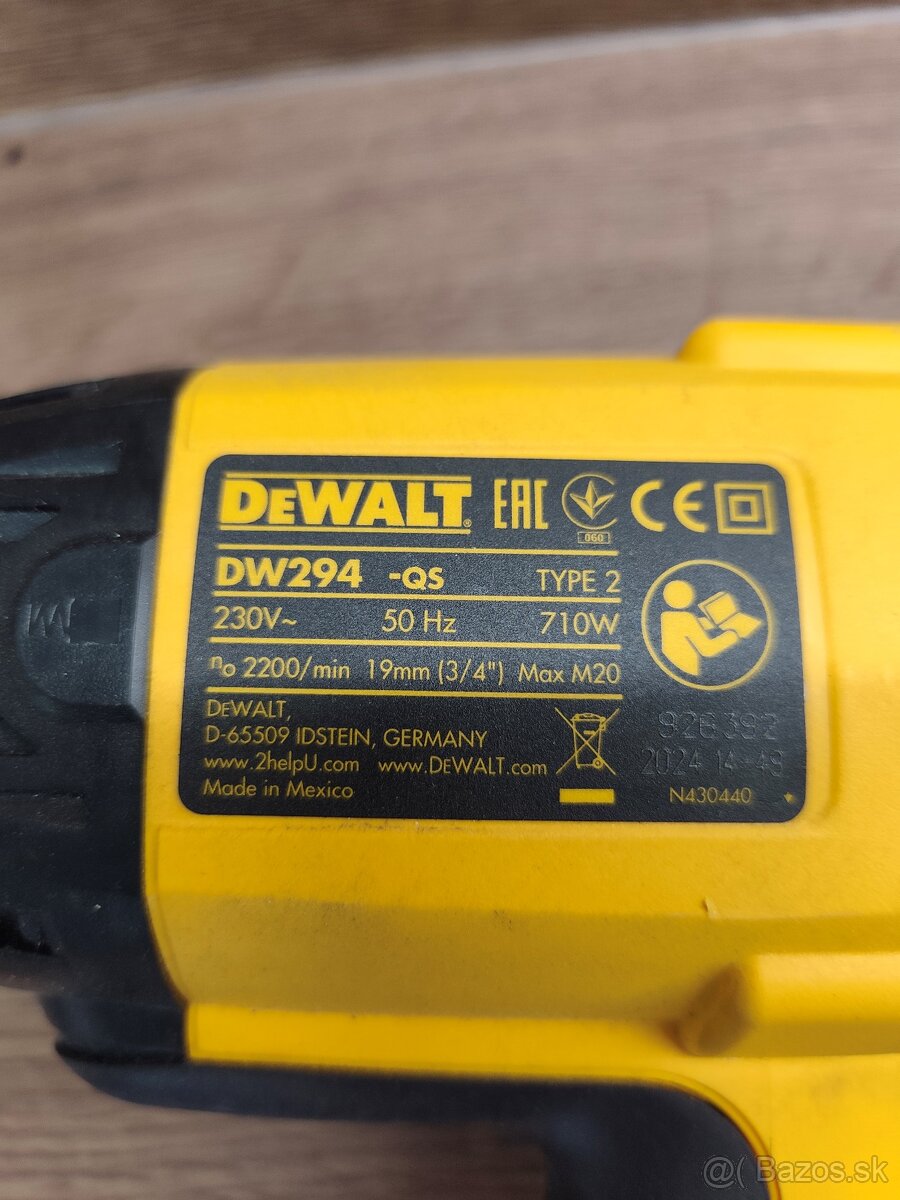 dewalt dw294 rázový uťahovák - 3
