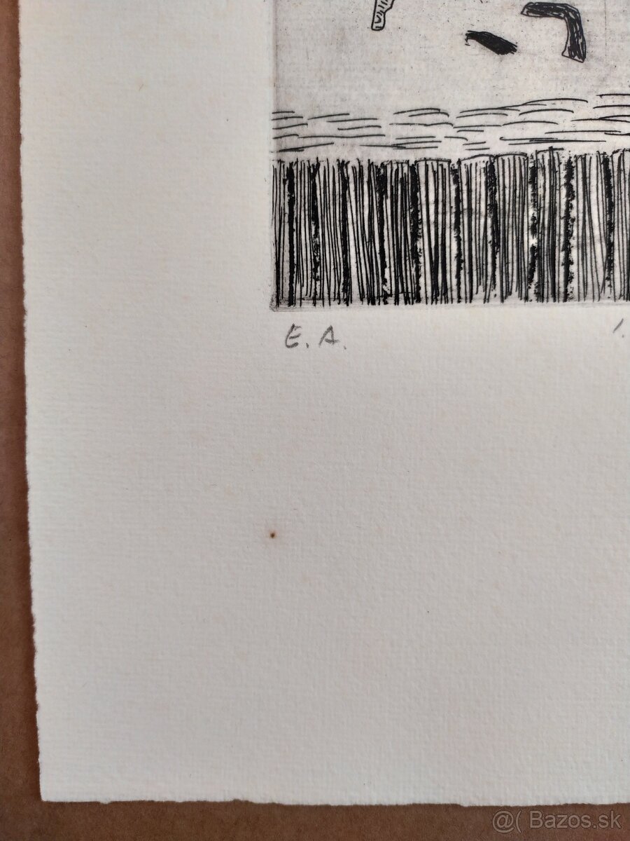Ivan Ouhel, Lept, autorský tisk, signovaný. - 3
