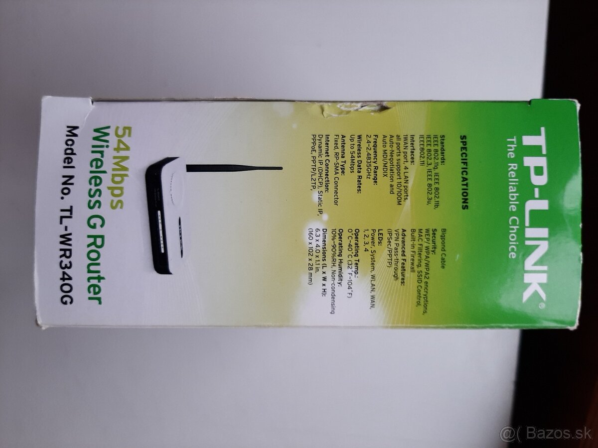 Predám Wifi router TP-LINK - 3