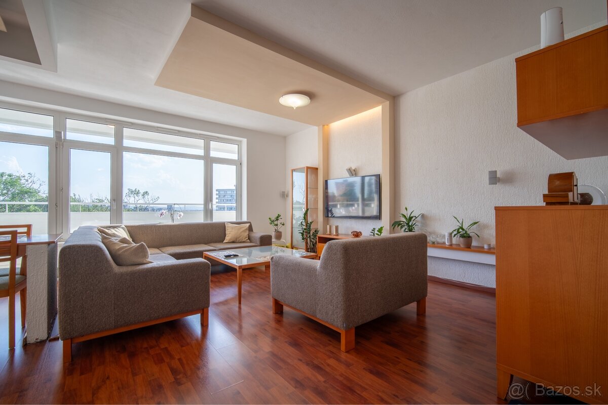 PRENÁJOM 3 izbový byt 95 m² + balkón, parking Kramáre BA – pohled 3