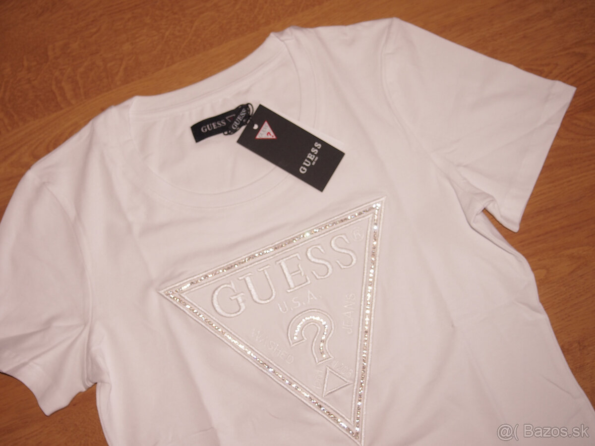 Guess dámske biele tričko - 3