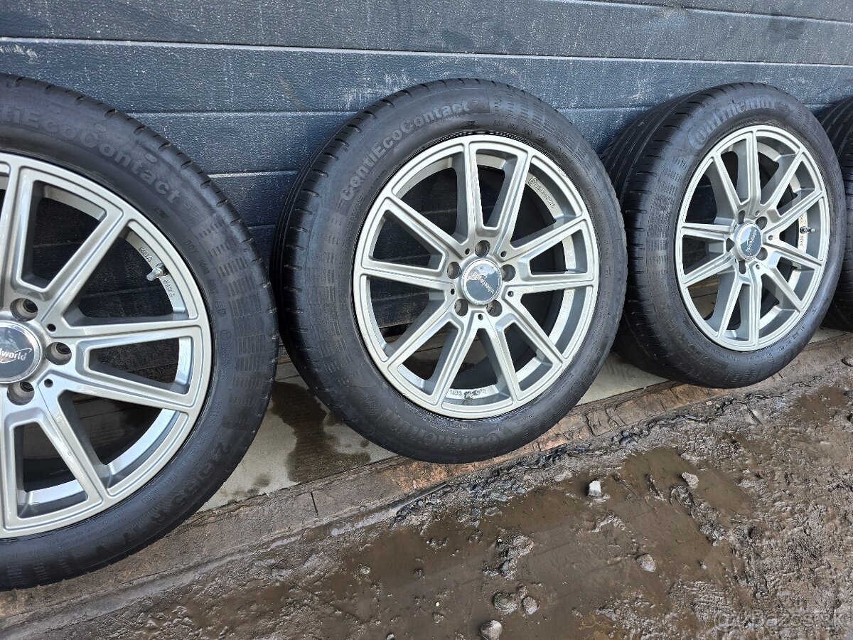 Letná Sada WheelWorld 5x112+Contiental 215/55 R17 - 3