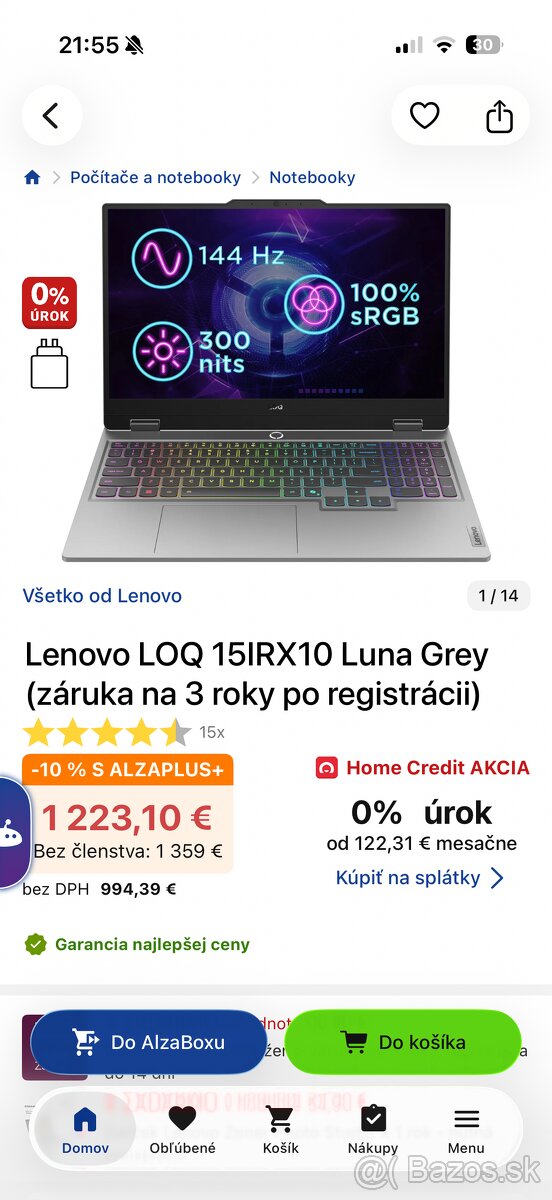 Lenovo LOQ 15IRX10 i7 rtx5060 - 3