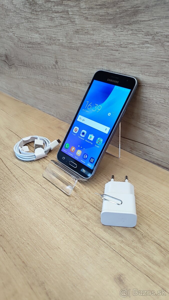 Samsung Galaxy J3 black – super stav - 3