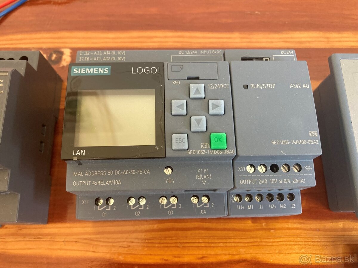 PLC Siemens Logo + HMI LOGO + zdroj +analog - 3