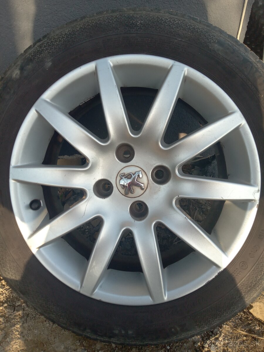 Hliníkové disky 16" 4x108 Peugeot - 3