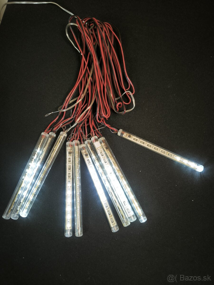 Vianočná LED reťaz meteor, padajúci dážď - 3
