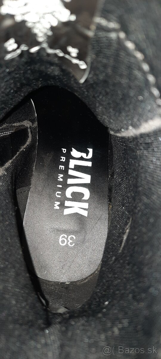 Čižmy Black Premium č. 39 - 3