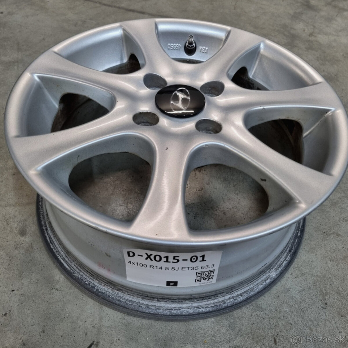 Hliníkové disky 4x100 R14 5,5J ET35 - 3