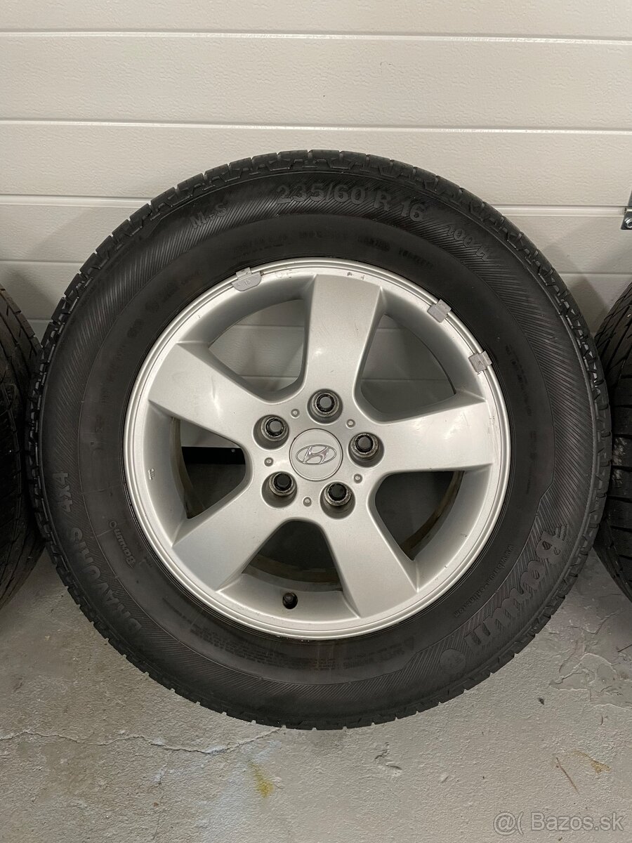 Alu disky Hyundai 5x114,3 r16 + letné pneu - 3