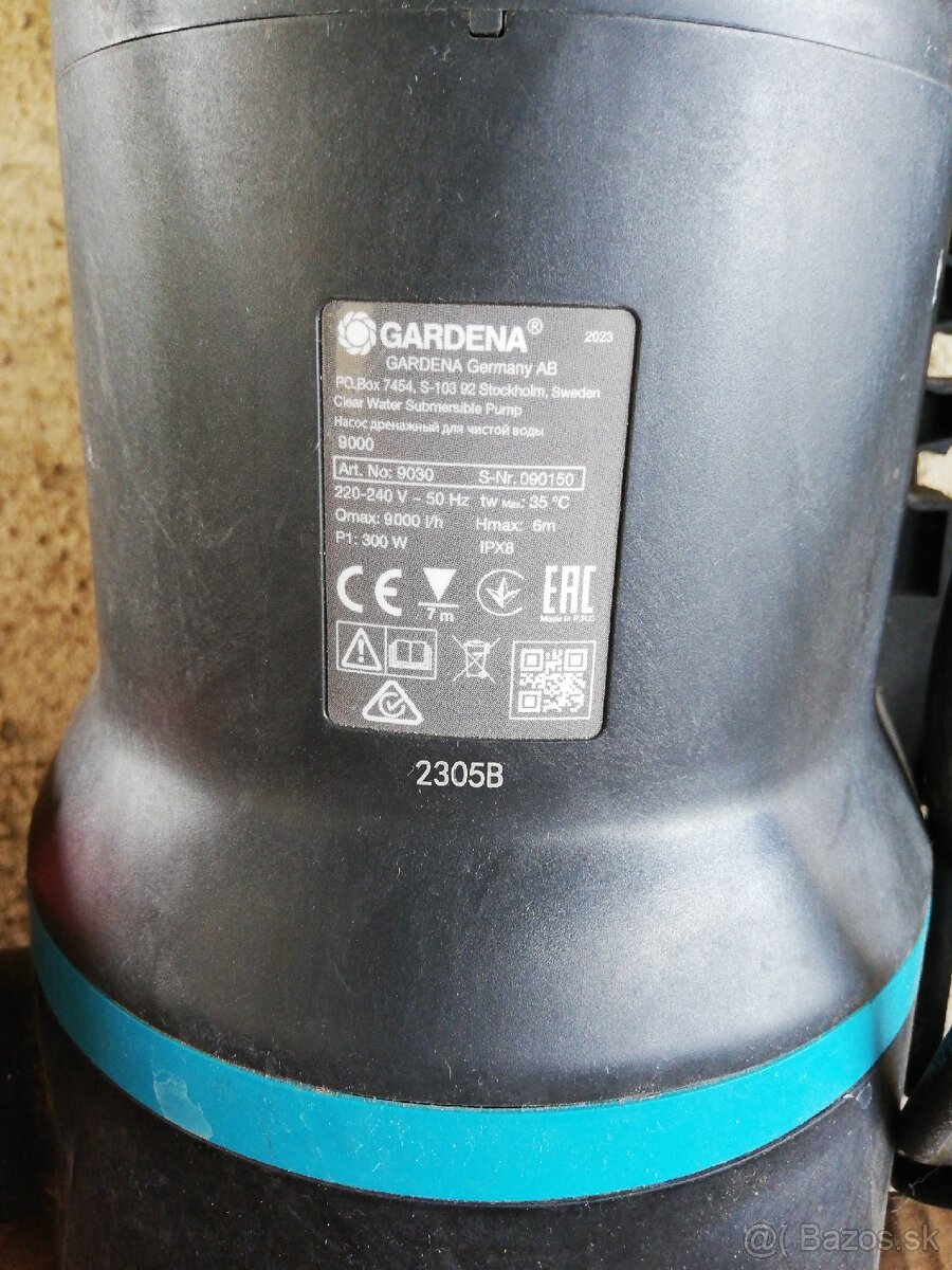 Gardena 9000 clear čerpadlo - 3