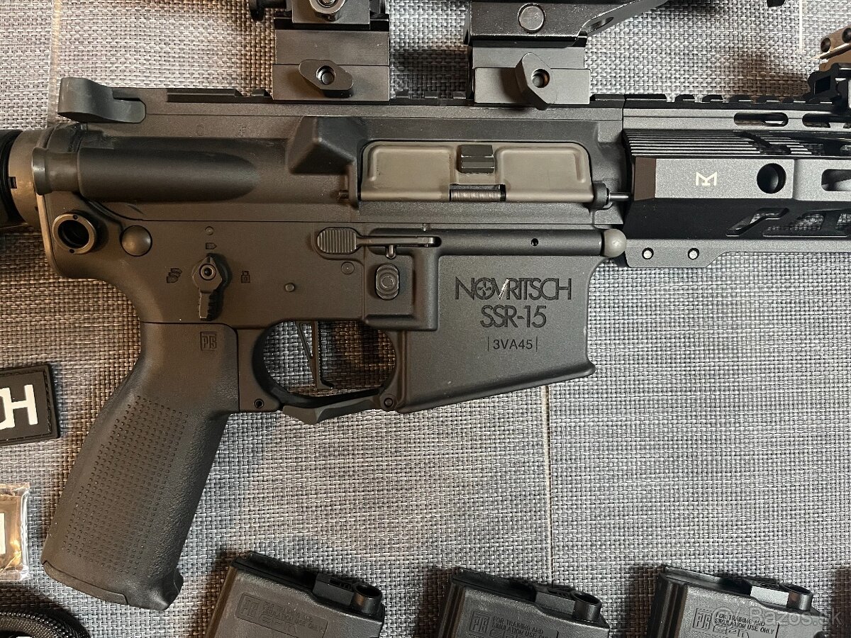 Predám airsoftku Novritsch SSR-15 spolu s príslušenstvom - 3