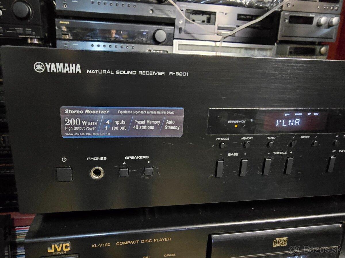 YAMAHA R-S201 stereo receiver - 3