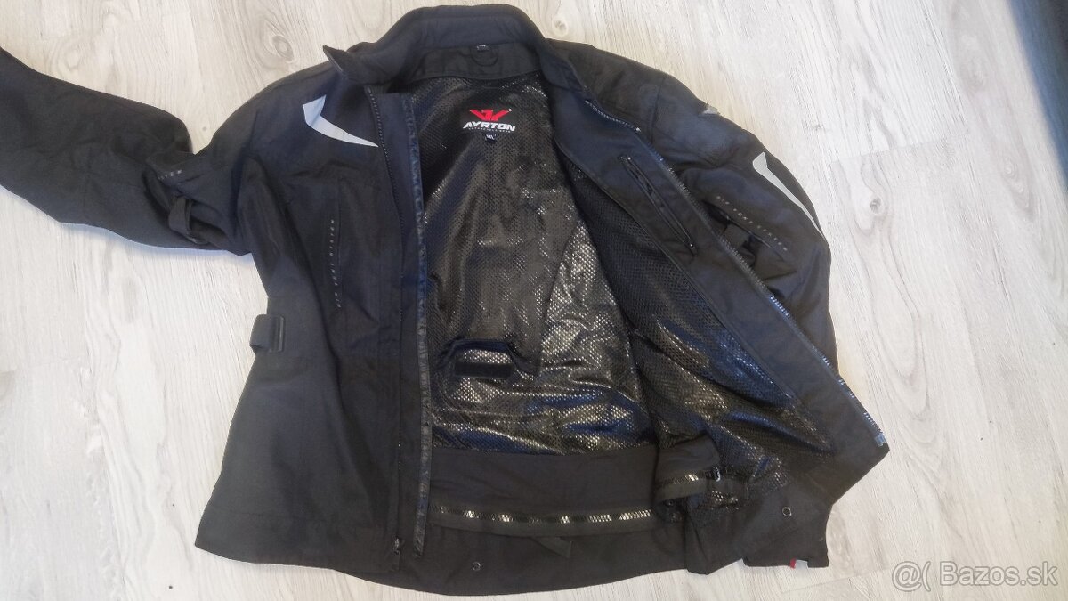 Dámska bunda na motocykel Ayrton Tracy, čierna - 3