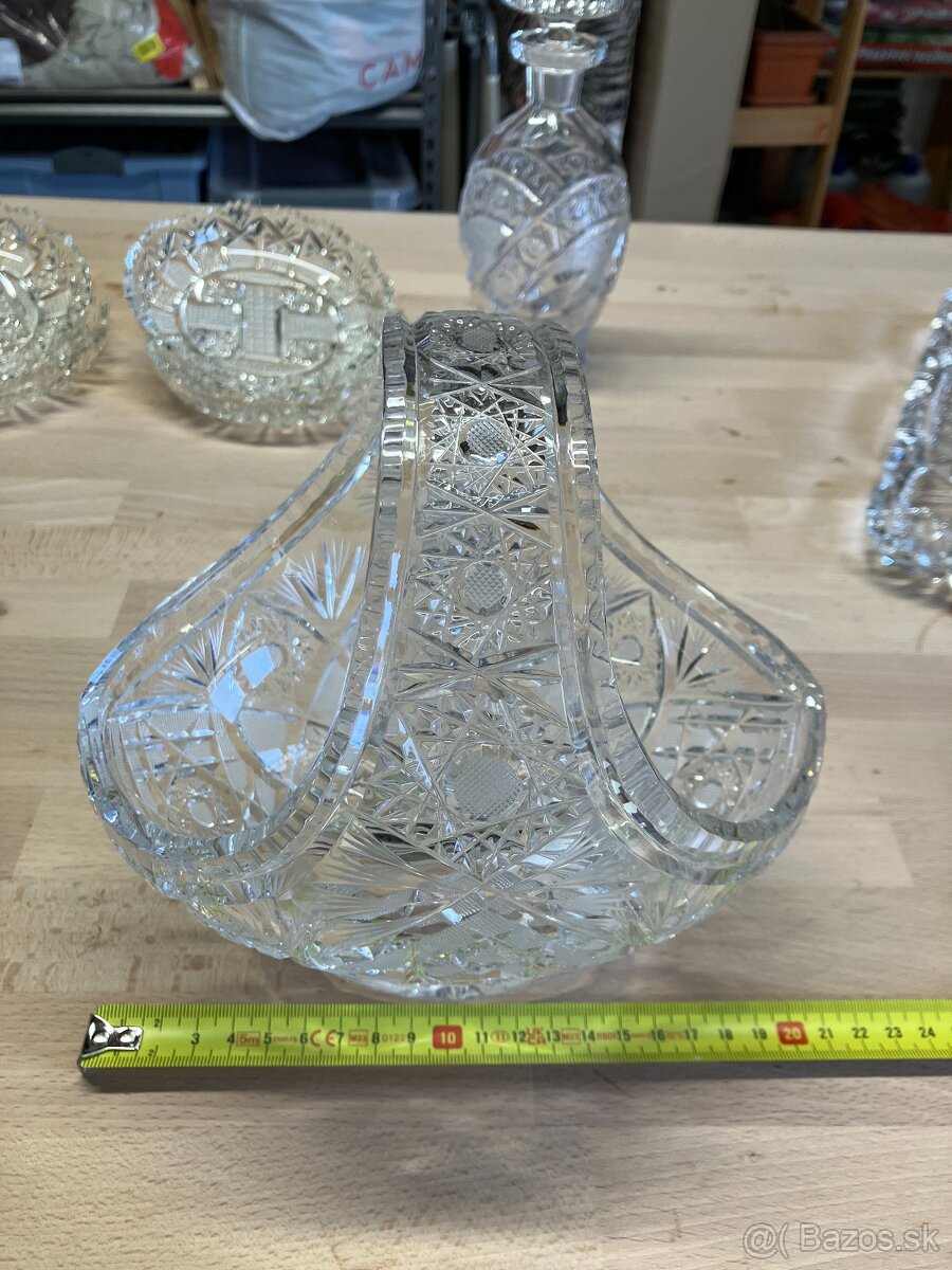 Krištáľový Košík 20 cm - 3