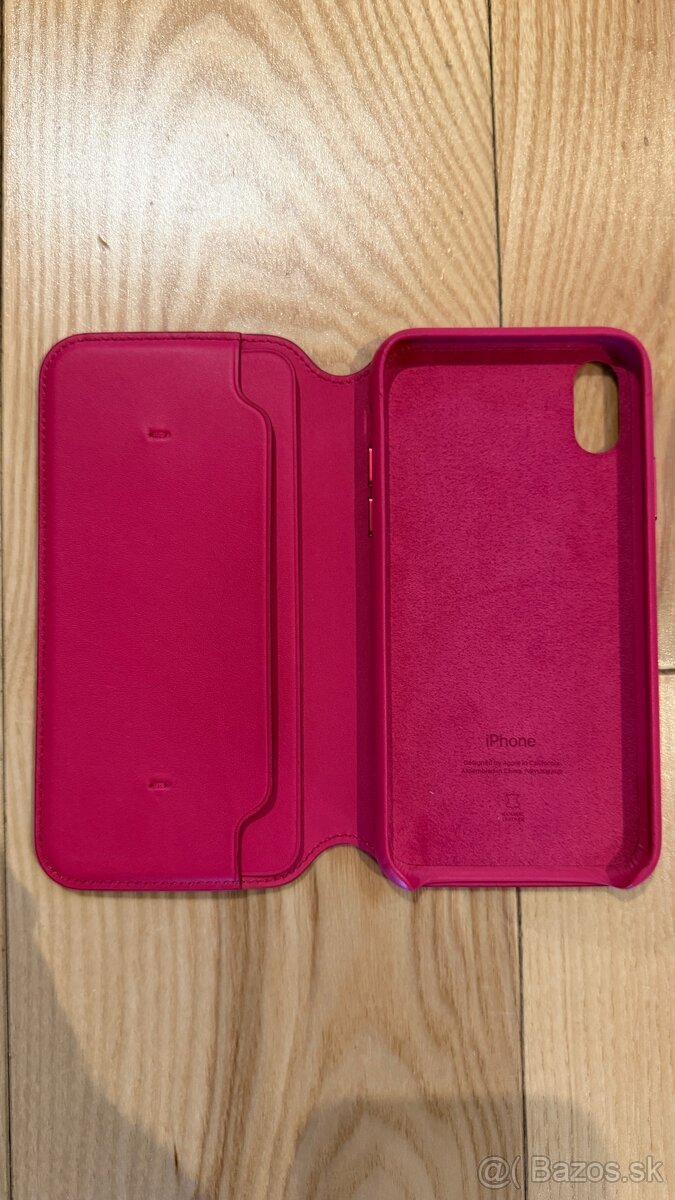 I Phone X kožený obal + ochranné sklo - 3