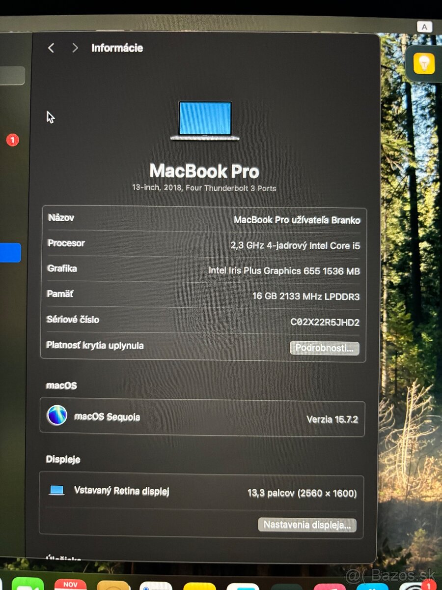MacBook Pro 13" (2018) – Touch Bar - 3